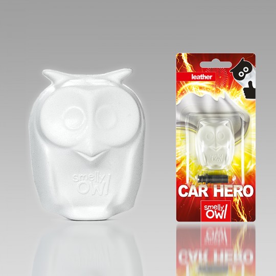 Vůně do vozu Smelly Owl LEATHER